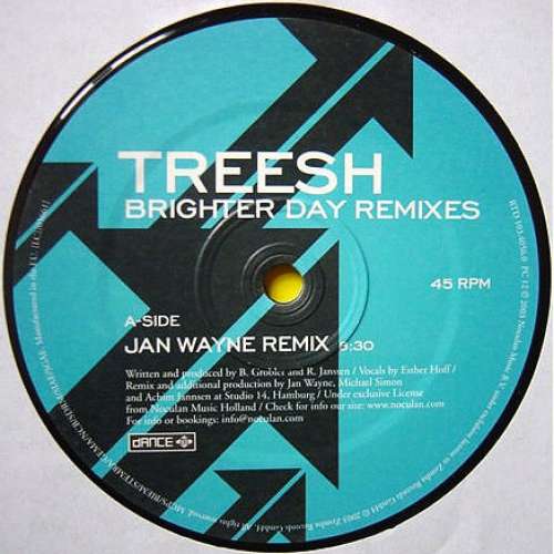 Cover Treesh - Brighter Day Remixes (12) Schallplatten Ankauf
