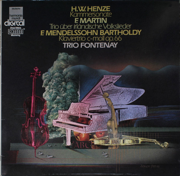 Cover H. W. Henze*, F. Martin*, F. Mendelssohn Bartholdy*, Trio Fontenay - Kammersonate - Trio Über Irländische Volkslieder - Klaviertrio C-Moll Op. 66 (LP) Schallplatten Ankauf