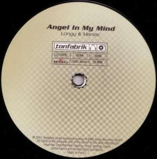 Cover Longy & Maniac (3) - Angel In My Mind (12) Schallplatten Ankauf