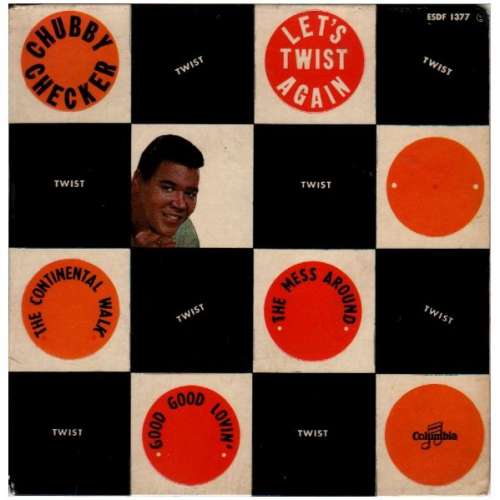 Cover Chubby Checker - Let's Twist Again (7, EP) Schallplatten Ankauf