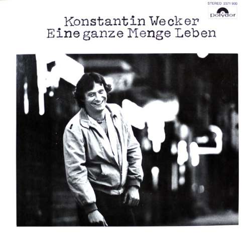 Cover Konstantin Wecker - Eine Ganze Menge Leben (LP, Album) Schallplatten Ankauf