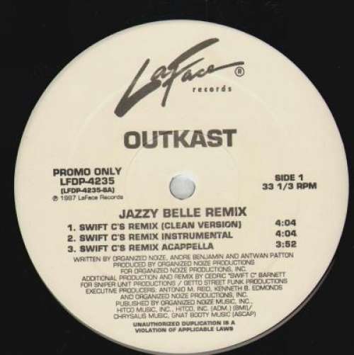 Cover OutKast - Jazzy Belle (Remix) (12, Promo) Schallplatten Ankauf
