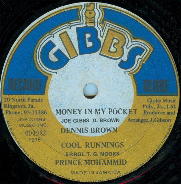 Cover Dennis Brown / Prince Mohammid* / Joe Gibbs & The Professionals - Money In My Pocket / Cool Runnings (12, P/Mixed, Bla) Schallplatten Ankauf