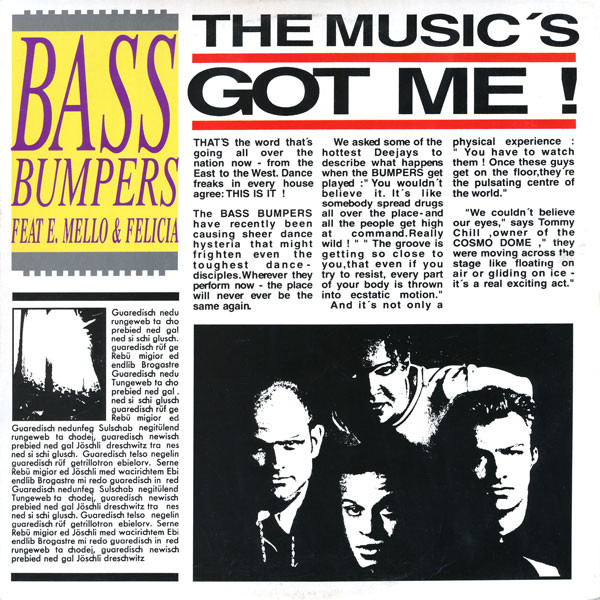 Cover Bass Bumpers, E-Mello, Felicia - The Music's Got Me (12) Schallplatten Ankauf