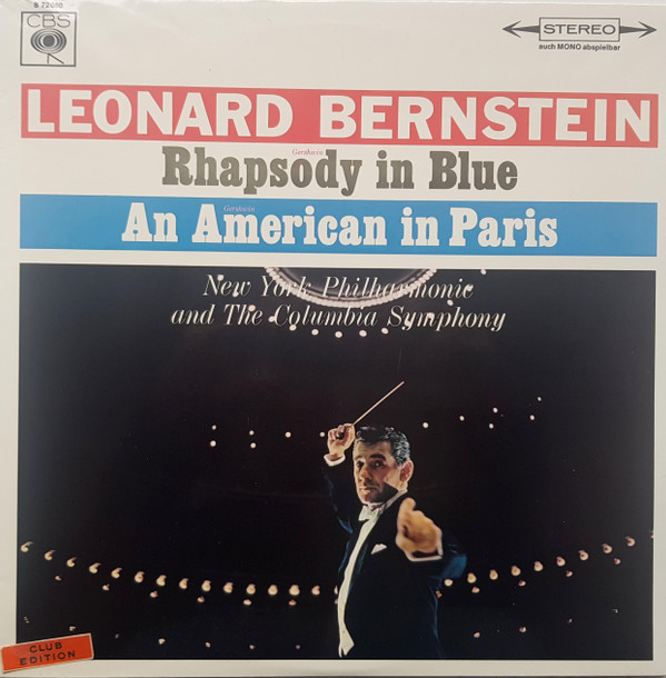 Cover Gershwin* - Leonard Bernstein, New York Philharmonie*, The Columbia Symphony* - Rhapsody In Blue / An American In Paris (LP, RE) Schallplatten Ankauf