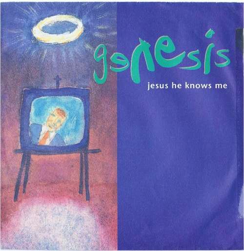 Cover Genesis - Jesus He Knows Me (7, Single) Schallplatten Ankauf