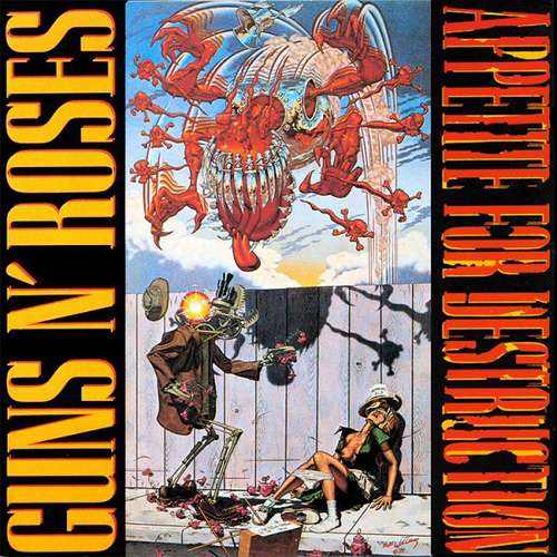 Cover Guns N' Roses - Appetite For Destruction (LP, Album, M/Print, RE) Schallplatten Ankauf
