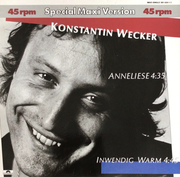 Cover Konstantin Wecker - Anneliese (12, Maxi) Schallplatten Ankauf