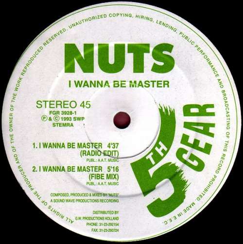 Cover Nuts - I Wanna Be Master (12) Schallplatten Ankauf