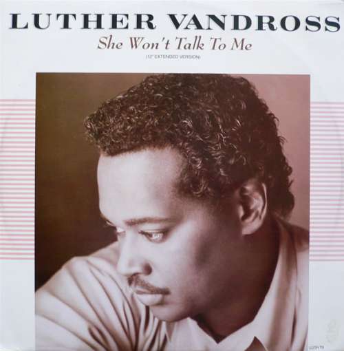 Cover Luther Vandross - She Won't Talk To Me (12, Maxi) Schallplatten Ankauf