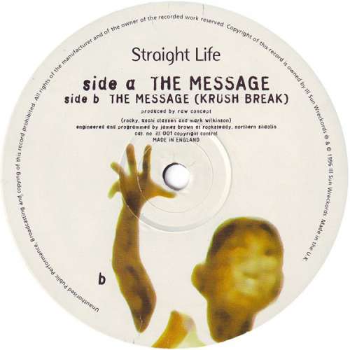 Cover Straight Life - The Message (12) Schallplatten Ankauf