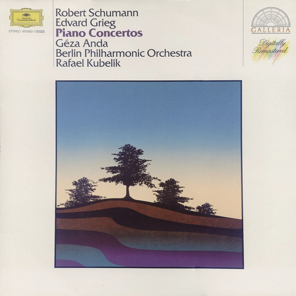 Cover Robert Schumann, Edvard Grieg, Géza Anda, Berliner Philharmoniker, Rafael Kubelik - Piano Concertos (LP, RM) Schallplatten Ankauf