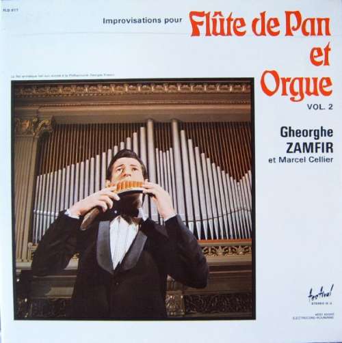 Cover Gheorghe Zamfir Et Marcel Cellier - Improvisations Pour Flûte De Pan Et Orgue Vol. 2 (LP, Album, Gat) Schallplatten Ankauf