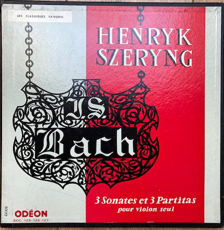 Cover Henryk Szeryng - 3 Sonates Et 3 Partitas Pour Violon Seul (3xLP) Schallplatten Ankauf