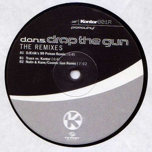 Cover D.O.N.S. - Drop The Gun  (The Remixes) (12, Promo) Schallplatten Ankauf