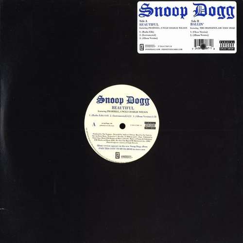 Cover Snoop Dogg - Beautiful / Ballin' (12) Schallplatten Ankauf