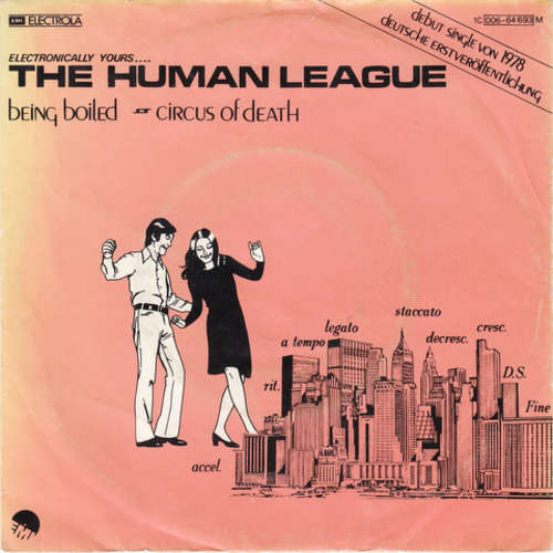 Cover The Human League - Being Boiled / Circus Of Death (7, Single, Mono, RE) Schallplatten Ankauf