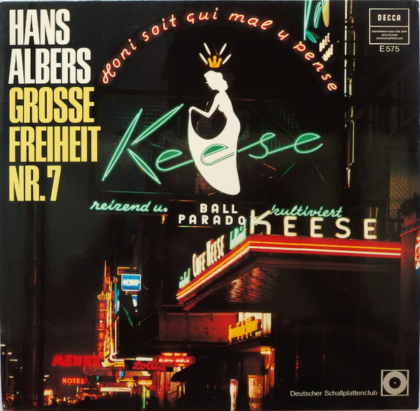 Cover Hans Albers - Große Freiheit Nr. 7 (LP, Comp, Mono, Club, RE) Schallplatten Ankauf
