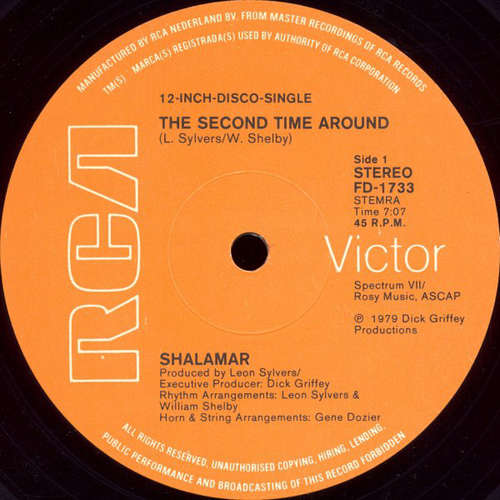 Cover Shalamar - The Second Time Around (12, Single, Gen) Schallplatten Ankauf