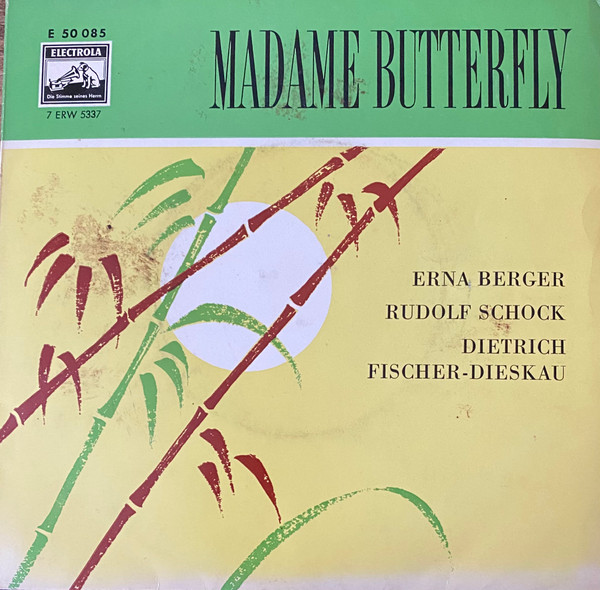 Cover Giacomo Puccini - Erna Berger - Rudolf Schock - Dietrich Fischer-Dieskau - Madame Butterfly (7, EP) Schallplatten Ankauf