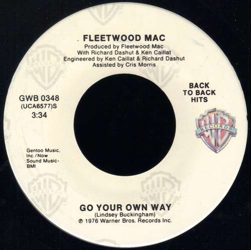 Cover Fleetwood Mac - Go Your Own Way / Dreams (7, Single, RE) Schallplatten Ankauf