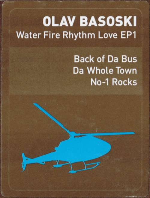 Cover Olav Basoski - Water Fire Rhythm Love EP1 (12, EP) Schallplatten Ankauf