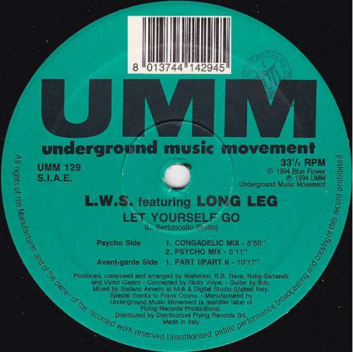 Cover L.W.S. Featuring Long Leg - Let Yourself Go (12) Schallplatten Ankauf