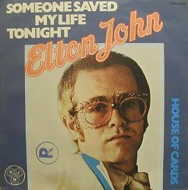 Cover Elton John - Someone Saved My Life Tonight (7, Single) Schallplatten Ankauf