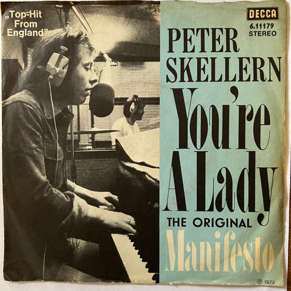 Cover Peter Skellern - You're A Lady (7, Single) Schallplatten Ankauf