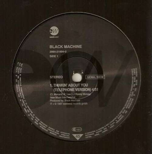 Cover Black Machine - Thinkin' About You (12) Schallplatten Ankauf