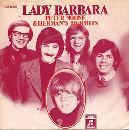 Cover Peter Noone & Herman's Hermits - Lady Barbara (7, Single) Schallplatten Ankauf