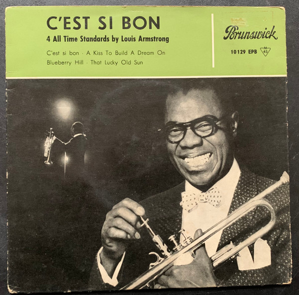 Cover Louis Armstrong - C'est Si Bon (7, EP, Mono) Schallplatten Ankauf