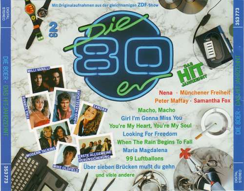 Cover Various - Die 80er - Das Hit-Jahrzehnt (2xCD, Comp) Schallplatten Ankauf