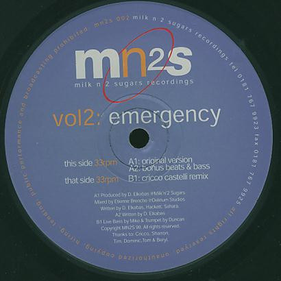 Bild MN2S - Emergency (12) Schallplatten Ankauf