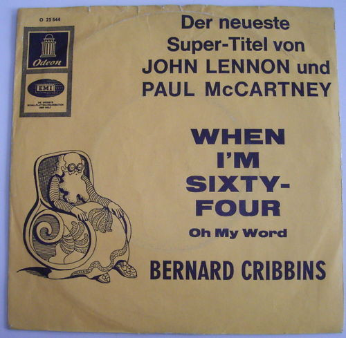 Cover Bernard Cribbins - When I'm Sixty-Four (7, Single) Schallplatten Ankauf