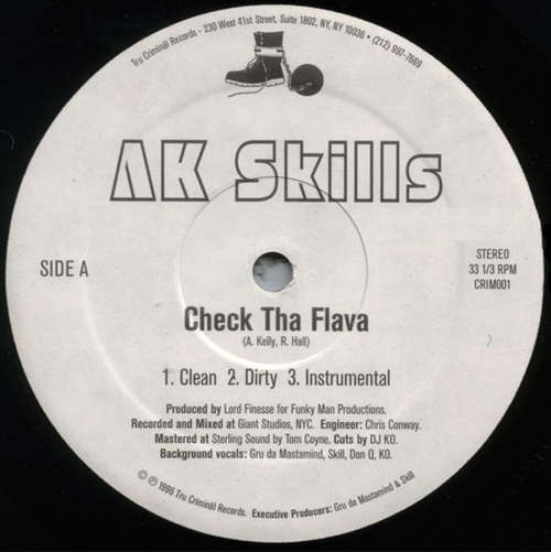 Cover AK Skills - Check Tha Flava (12) Schallplatten Ankauf