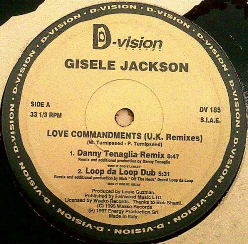 Cover Gisele Jackson - Love Commandments (UK Remixes) (12) Schallplatten Ankauf