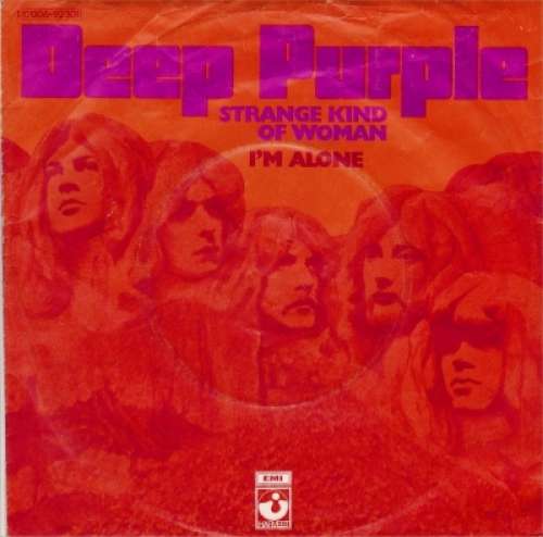 Cover Deep Purple - Strange Kind Of Woman / I'm Alone (7, Single) Schallplatten Ankauf