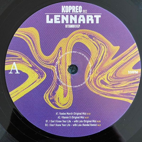 Cover zu Lennart (8) - Vitamin D EP (12, EP) Schallplatten Ankauf