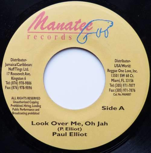 Cover Paul Elliot - Look Over Me, Oh Jah (7) Schallplatten Ankauf