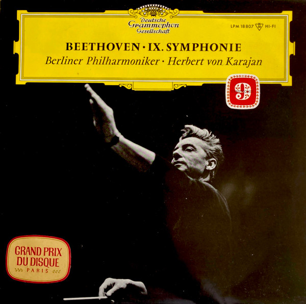 Cover Beethoven*, Berliner Philharmoniker, Herbert Von Karajan - IX. Symphonie (LP, Album, Mono) Schallplatten Ankauf