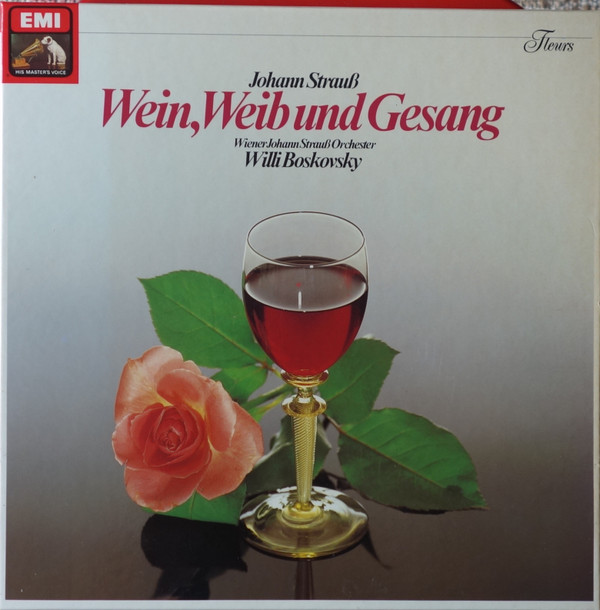 Cover Johann Strauss* - Willi Boskovsky, Wiener Johann Strauss Orchestra - Wein, Weib  Und Gesang (2xLP, Comp, Box) Schallplatten Ankauf