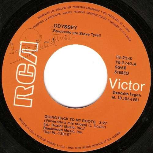 Cover Odyssey (2) - Going Back To My Roots = Volviendo A Mis Raices (7, Single) Schallplatten Ankauf