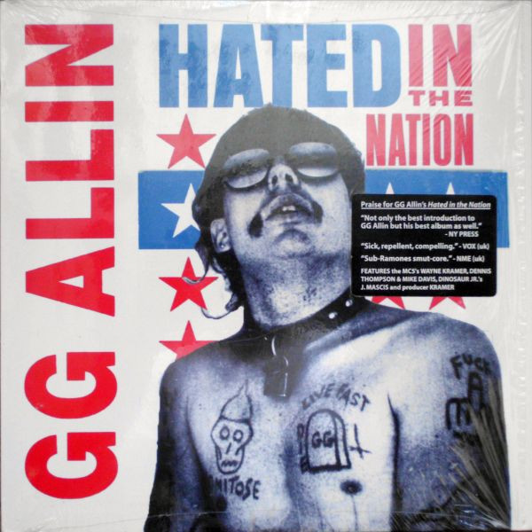 Cover GG Allin - Hated In The Nation (LP, RE) Schallplatten Ankauf