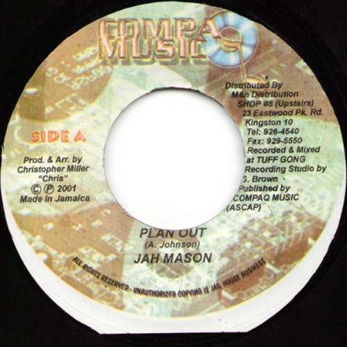 Cover Jah Mason / Ibo Cooper* - Plan Out / Things And Time (7) Schallplatten Ankauf