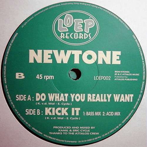 Cover Newtone - Do What You Really Want / Kick It (12) Schallplatten Ankauf