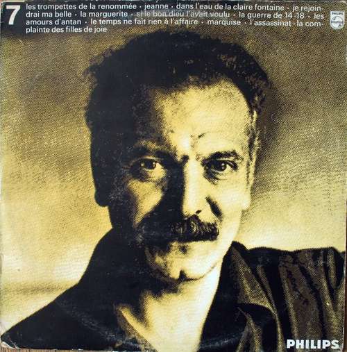 Cover Georges Brassens - N° 7 (LP, Comp, Mono) Schallplatten Ankauf