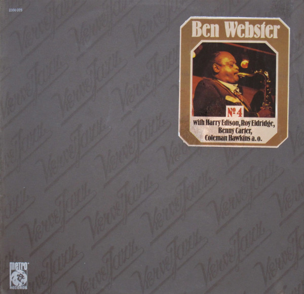 Cover Ben Webster With Harry Edison, Roy Eldridge, Benny Carter, Coleman Hawkins - Verve Jazz No. 4 (LP, Comp, Mono) Schallplatten Ankauf