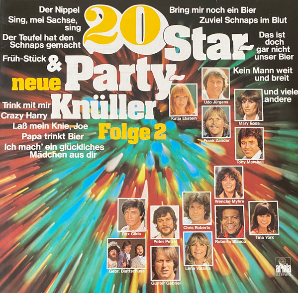 Cover Various - 20 Star - & Neue Party-Knüller Folge 2 (LP, Comp) Schallplatten Ankauf