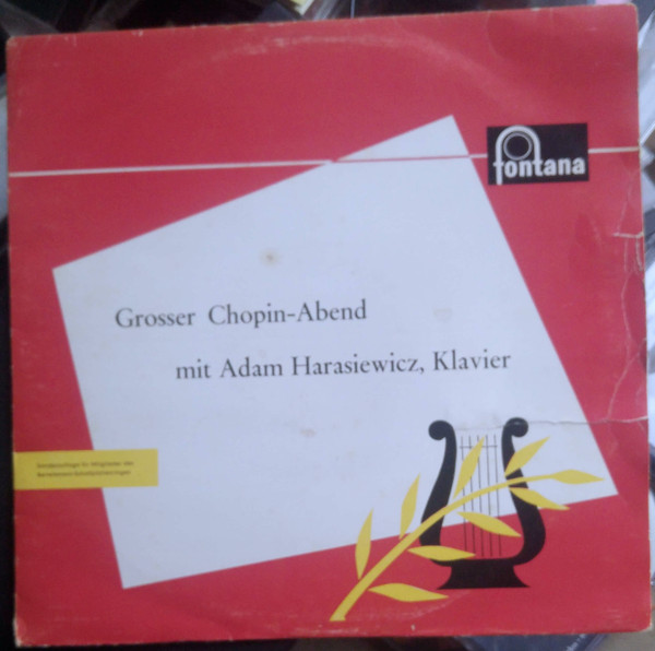 Bild Chopin* / Adam Harasiewicz - Grosser Chopin-Abend Mit Adam Harasiewicz, Klavier (LP, Album, Mono, Club) Schallplatten Ankauf